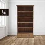Landelijke klassieke kast Sheffield - Teak - Ook in kleur!, Huis en Inrichting, Kasten | Boekenkasten, 100 tot 150 cm, Landelijk, klassiek, modern, vintage, brocante, robuust