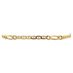 Gouden armband fantasie 19.5 cm 14 krt, Ophalen of Verzenden, Nieuw