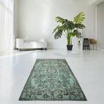 Grote turquoise vintage - Vloerkleed - 297 cm - 190 cm - met, Huis en Inrichting, Nieuw