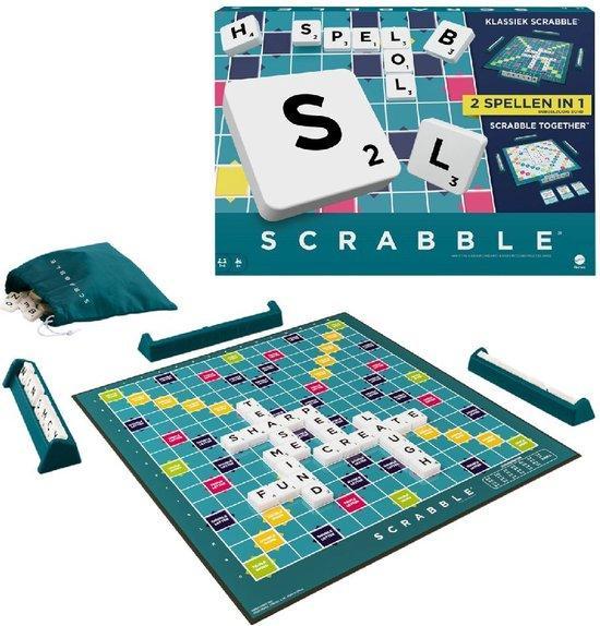 Scrabble Together - Bordspel - Twee spellen in een, Kinderen en Baby's, Speelgoed | Overig, Verzenden