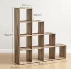 Boekenkast met 10 vakken – houten kamerverdeler, Huis en Inrichting, Verzenden, Nieuw