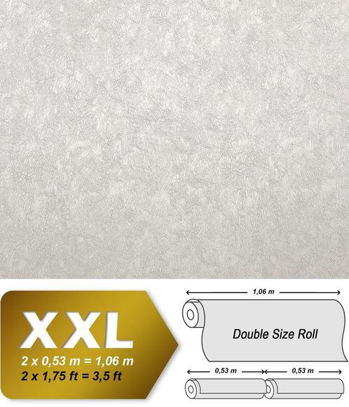EDEM 9009-20 Uni kleuren behang glanzend wit 10,65 m2, Huis en Inrichting, Stoffering | Behang, Verzenden