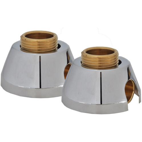Riko Muurplaatkoppeling 1/2 x 12 mm met Rozetten 2 Stuks, Doe-het-zelf en Verbouw, Sanitair, Nieuw, Ophalen of Verzenden