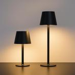 (2 in 1) LED Tafellamp Oplaadbaar zwart - USB-C - Dimbaar, Huis en Inrichting, Ophalen of Verzenden, Nieuw