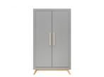 Bopita Fenna 2 deurs kledingkast grey - naturel