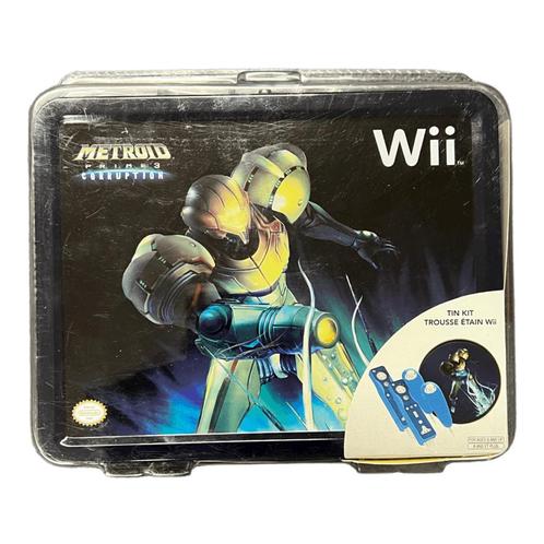 Metroid Prime 3 Corruption Tin Kit voor Nintendo Wii, Spelcomputers en Games, Spelcomputers | Nintendo Consoles | Accessoires