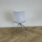 scab Zebra design stoel, draaistoel,  Wit - chroom, Huis en Inrichting, Stoelen, Ophalen of Verzenden, Gebruikt, Stof, Eén