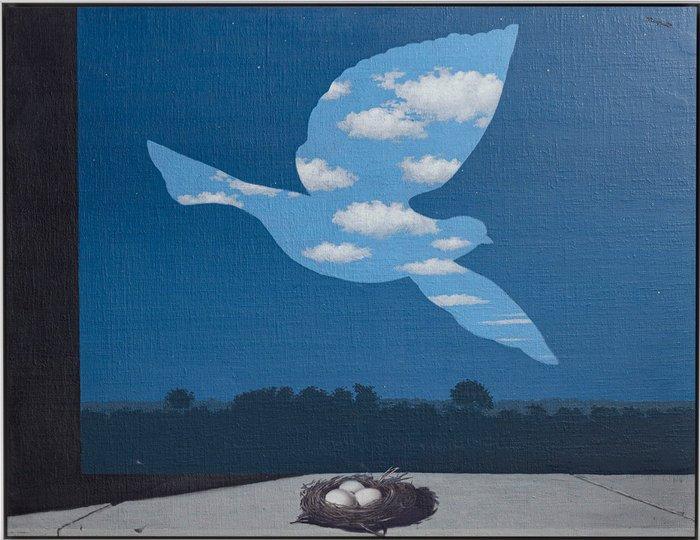 After René Magritte (1898-1967) - Le retour, 1940, Canvas, Antiek en Kunst, Kunst | Schilderijen | Klassiek