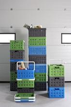 Sunware Square Vouwkrat Antraciet 32 liter 49x36xH24.5cm Set, Ophalen of Verzenden, Nieuw