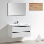 Badkamermeubelset Sanilux Trendline 100x47x50 cm 1 Kraangat, Ophalen of Verzenden, Nieuw, Bad