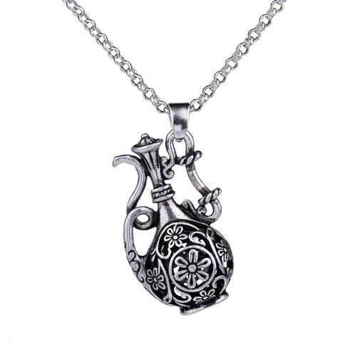 Fako Bijoux® - Ketting - Koffiepot - 3D - Zilverkleurig, Sieraden, Tassen en Uiterlijk, Kettingen, Verzenden