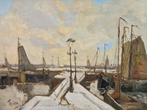 Willem Bastiaan Tholen (1860-1931) - Havengezicht Zuiderzee, Antiek en Kunst, Kunst | Schilderijen | Klassiek