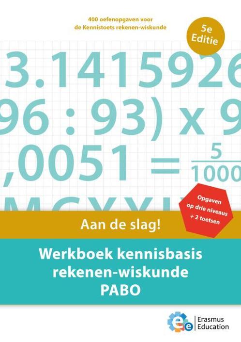 Werkboek kennisbasis rekenen wiskunde PABO 9789082792966, Boeken, Studieboeken en Cursussen, Zo goed als nieuw, Verzenden