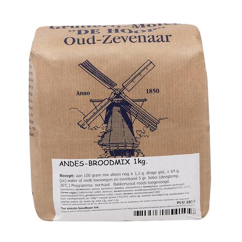Molen de Hoop Andes Broodmix 1kg, Hobby en Vrije tijd, Taarten en Cupcakes maken, Nieuw, Verzenden