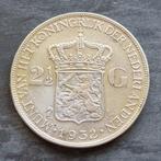 Nederland. Wilhelmina. 2 1/2 Gulden 1932 grofhaar  (Zonder, Postzegels en Munten, Munten | Nederland