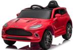Aston Martin 12v elektrische kinderauto met rubberen banden,, Ophalen of Verzenden, Nieuw