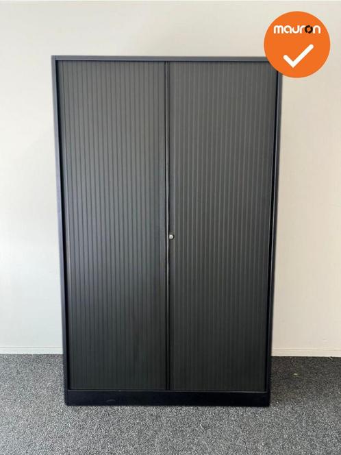 Roldeurkast - Ahrend - 195x120x45cm - Donker paars - Met zwa, Zakelijke goederen, Kantoor en Winkelinrichting | Kantoormeubilair en Inrichting