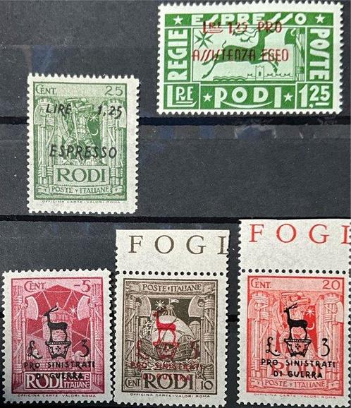 Italië - Egeïsche Eilanden 1943/1944 - Nur postfrische MNH, Postzegels en Munten, Postzegels | Europa | Italië