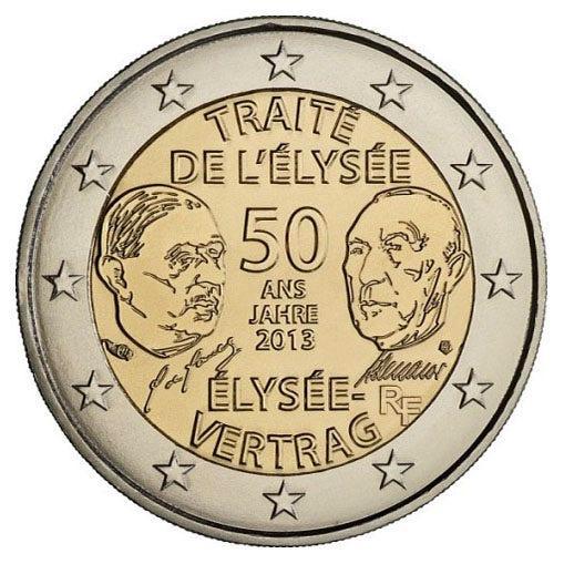 Frankrijk 2 Euro Élysée 2013 UNC, Postzegels en Munten, Munten | Europa | Euromunten, Verzenden
