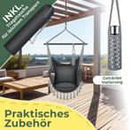 KESSER® XXL Hangstoel - 2 Kussens - Tot 150 kg - Antraciet, Tuin en Terras, Tuinmeubel-accessoires, Verzenden, Nieuw