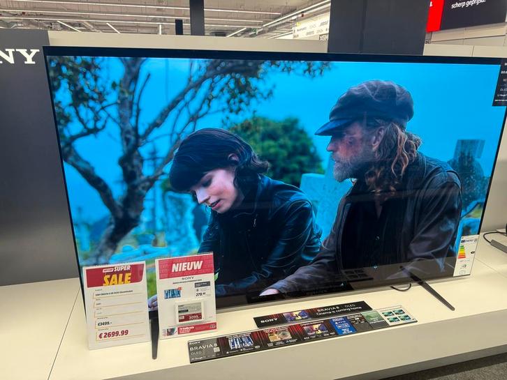 SONY BRAVIA 8 4K OLED K77XR80PAEP (2024) (Showmodel), Audio, Tv en Foto, Televisies, 100 cm of meer, Smart TV, 120 Hz, 4k (UHD)