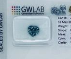 1 pcs Diamant  (Kleurbehandeld)  - 1.54 ct - Hart - Fancy, Nieuw