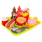 Ruhhy Fastfood Speelgoedset - 26.5 x 19.5 cm - Kunststof, Kinderen en Baby's, Ophalen of Verzenden, Nieuw