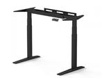 Zit sta bureau - Elektrisch - Verstelbaar - Bureauframe - Zw, Verzenden, Zo goed als nieuw