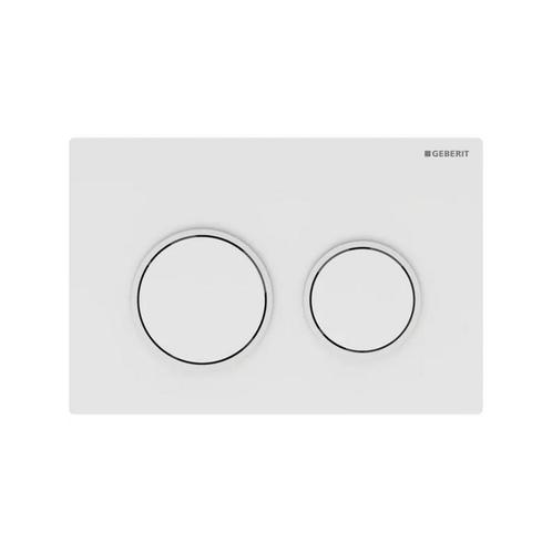 Drukplaat Geberit Omega 20 voor 2-toets Spoeling Mat Witte, Doe-het-zelf en Verbouw, Sanitair, Overige typen, Nieuw, Ophalen of Verzenden