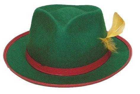 Tiroler hoed heren groen, Kleding | Heren, Carnavalskleding en Feestkleding, Nieuw, Ophalen of Verzenden