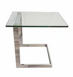 Gebra - Bijzettafel - Glas, Metaal