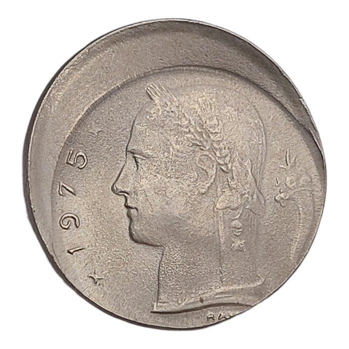België. Boudewijn I. 1 Franc 1975 VL / Rare Frappe Casquette, Postzegels en Munten, Munten | Nederland
