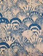 Geen reserve! Stof Onde di Shibori Art Déco -200x280 cm-