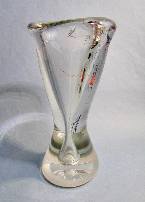 Glashaus Edelmann - Udo Edelmann - Vaas - Glas - Dragonfly, Antiek en Kunst, Antiek | Glas en Kristal
