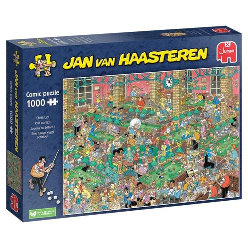 Jan Van Haasteren Puzzel Krijt Op Tijd 1000 Stukjes, Kinderen en Baby's, Speelgoed | Kinderpuzzels, Nieuw, Verzenden