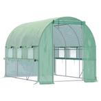 TRUUSK Foliekas 2,95x2x2m Tunnel Begraafbaar Met 6 Ramen UV-, Verzenden, Nieuw