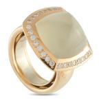 Ring - 18 karaat VALENTE MILANO 18k geelgoud 0,60ct diamant, Sieraden, Tassen en Uiterlijk, Ringen, Nieuw