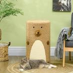 Bear Scratcher, 2 Cat Caves, 1 Scratcher Pad, Wit + Bruin, Dieren en Toebehoren, Katten-accessoires, Nieuw, Verzenden