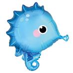 Standard Shape Ocean Buddies Zeepaardje Folieballon 46x50 cm, Ophalen of Verzenden, Nieuw