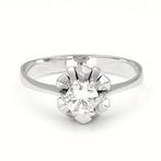 Ring - 18 karaat Witgoud Diamant (Natuurlijk), Sieraden, Tassen en Uiterlijk, Ringen, Nieuw