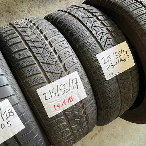 2 x Pirelli Sottozero 3 215-55-17 Winterbanden 5,5mm, Auto-onderdelen, Banden en Velgen, 17 inch, Winterbanden, 215 mm, Personenwagen