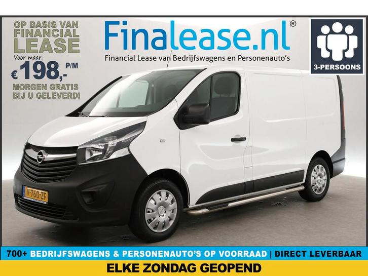 Opel Vivaro 1.6 CDTI L1H1 Airco Cruise 3-Zits Navigatie PDC, Auto's, Bestelauto's, Lease, Handgeschakeld, Diesel, Opel, Wit, Verzenden