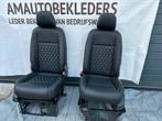 Twee voor stoelenmet zwart leder voor VW Caddy 2010 tot 2020, Auto-onderdelen, Interieur en Bekleding, Ophalen, Nieuw, Volkswagen