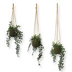Voordeelset van 3 Plantenhangers Zonder Kwast - Okergeel -, Ophalen of Verzenden, Nieuw