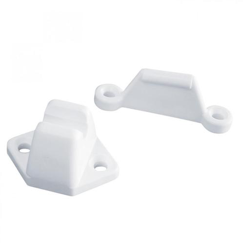 Deurvanger 2-delig Wit, Caravans en Kamperen, Kampeeraccessoires, Nieuw