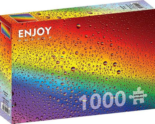 Rainbow Drops Puzzel (1000 stukjes) | Enjoy Puzzle - Puzzels, Hobby en Vrije tijd, Denksport en Puzzels, Nieuw, Verzenden