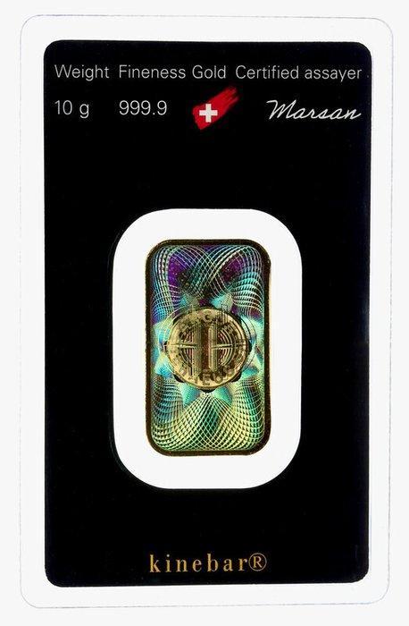 10 gram - Goud .999 - Argor-Heraeus, Switzerland - Verzegeld, Postzegels en Munten, Edelmetalen en Baren