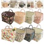 Boho Stoffen Wasmand met Handgrepen en Grote Capaciteit, Verzenden, Nieuw