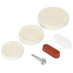 Benson Polijstschijven en pasta set - 6-delig - katoen -..., Ophalen of Verzenden