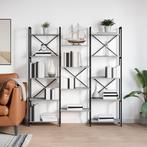 vidaXL Boekenkast Grijs sonoma 156 x 25 x 167.5 cm Bewerkt, Huis en Inrichting, Minder dan 50 cm, Verzenden, Nieuw, 150 tot 200 cm